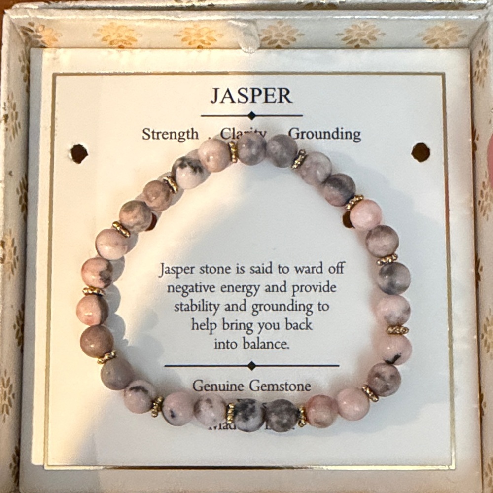 Jasper Stone Beaded Bracelet